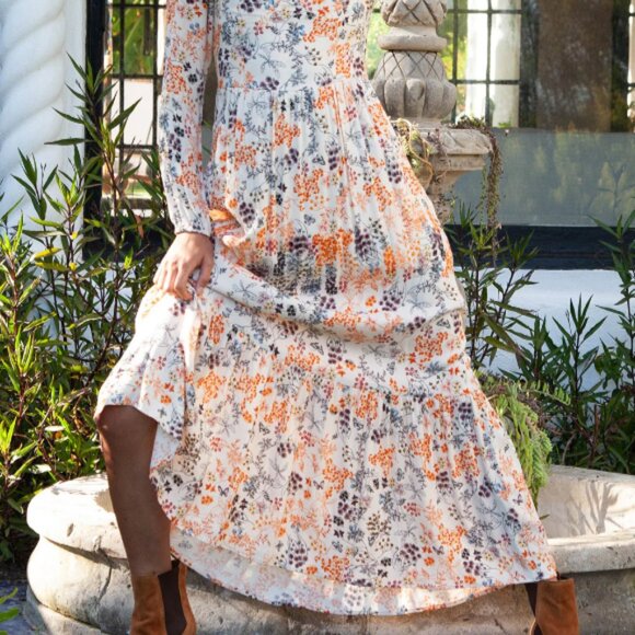 HALE BOB Floral Print Long Sleeve Maxi Dress - Picture 2 of 6